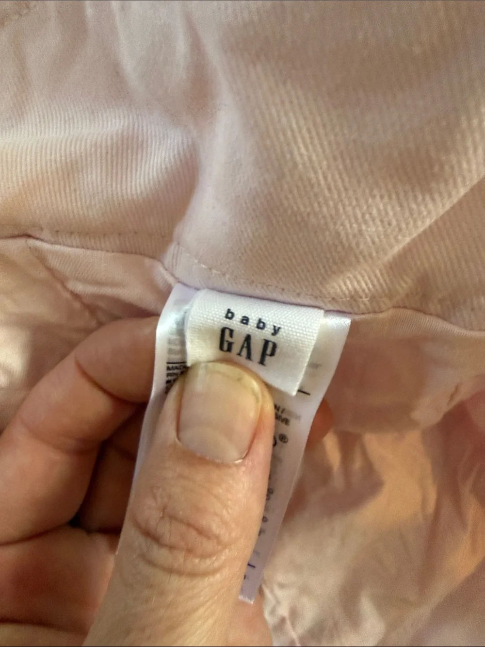 GAP Pink Strawberry Print Bucket Hat for toddler